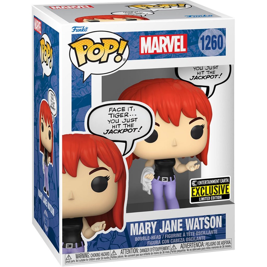 Funko POP Marvel 1260 Mary Jane Watson Entertainment Earth Exclusive