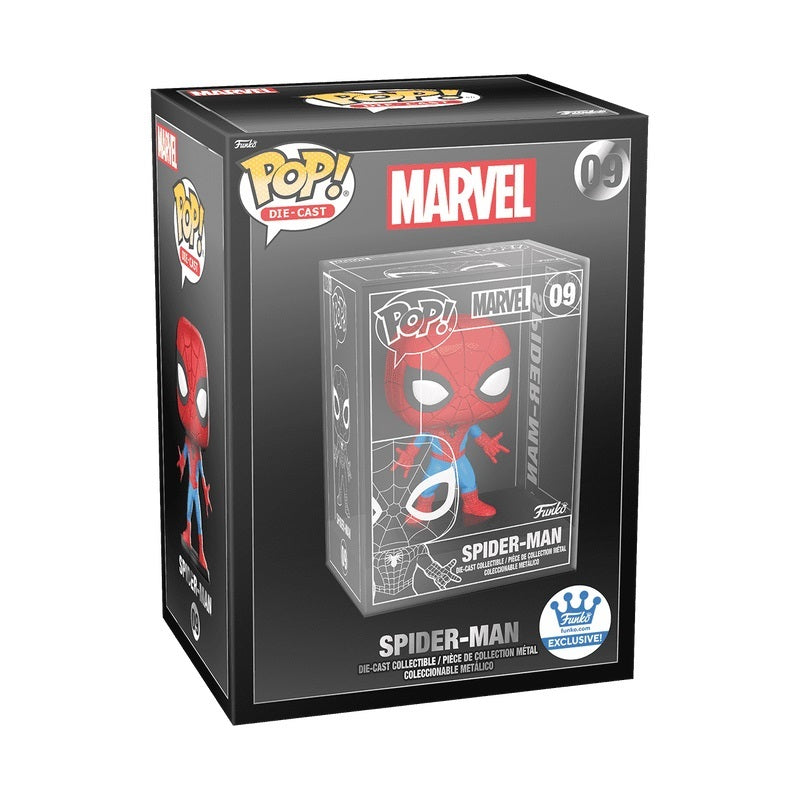 Funko POP Marvel 09 Die-Cast Spider-Man Funko Shop Exclusive