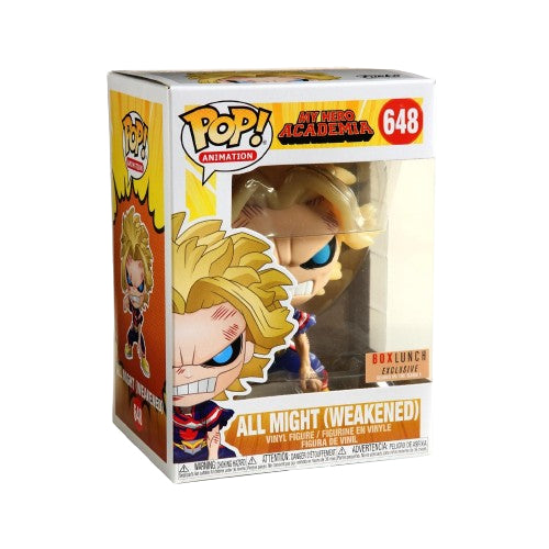Funko POP My Hero Academia 648 All Might (Weakened) (GITD) Boxlunch Exclusive