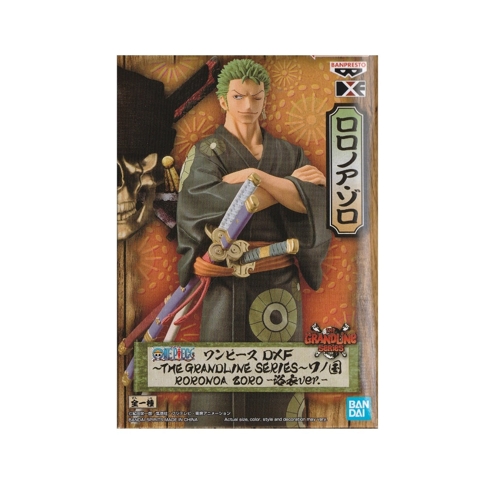 Banpresto One Piece Dxf The Grandline Series Wanokuni Roronoa Zoro -Yukata Ver.-