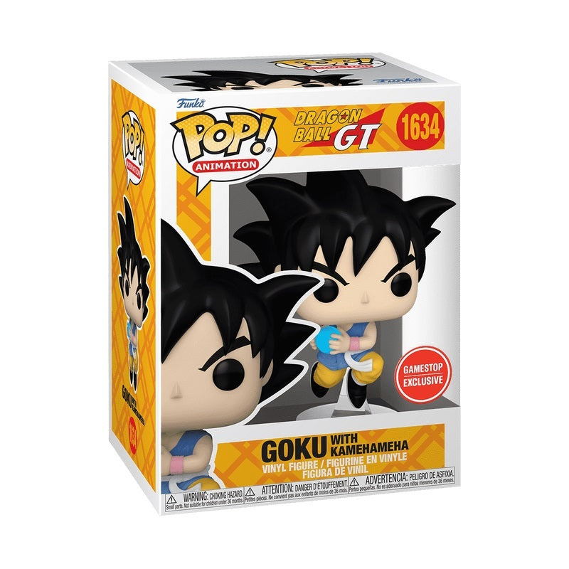 Funko POP Dragonball GT 1634 Goku With Kamehameha Gamestop Exclusive