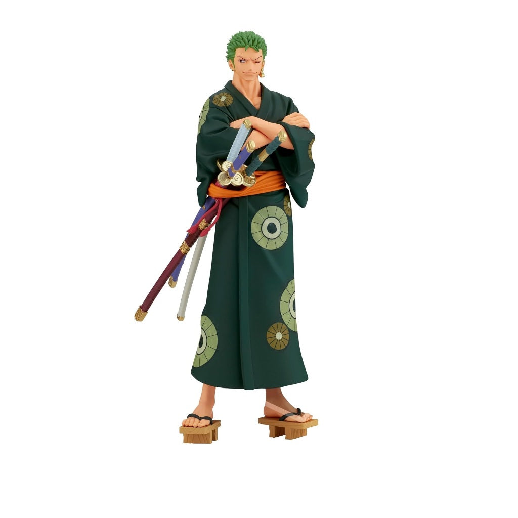 Banpresto One Piece Dxf The Grandline Series Wanokuni Roronoa Zoro -Yukata Ver.-