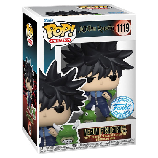 Funko POP Jujutsu Kaisen 1119 Megumi Fushiguro with Toads (SE)