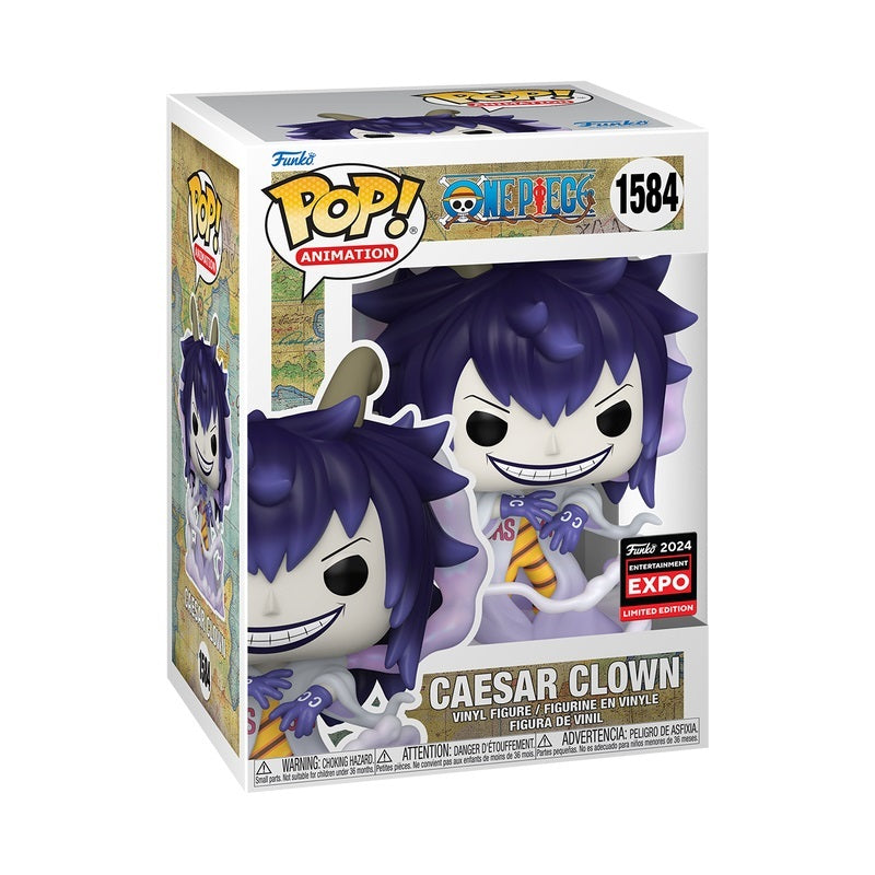 Funko POP One Piece 1584 Caesar Clown 2024 C2E2 Exclusive