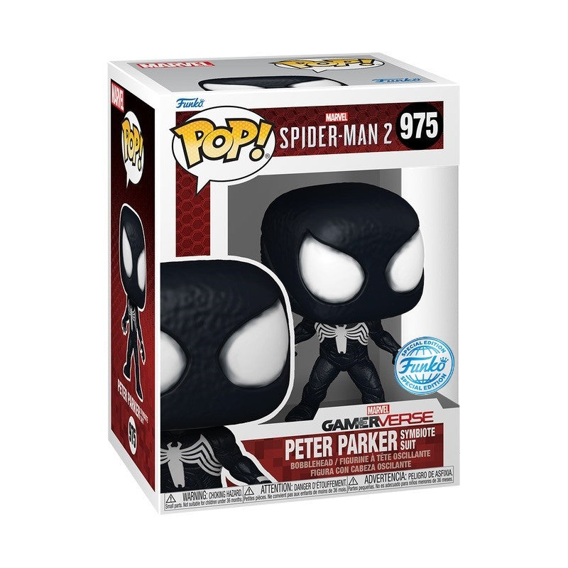 Funko POP Marvel Spider-Man 2 975 Peter Parker Symbiote Suit (SE)