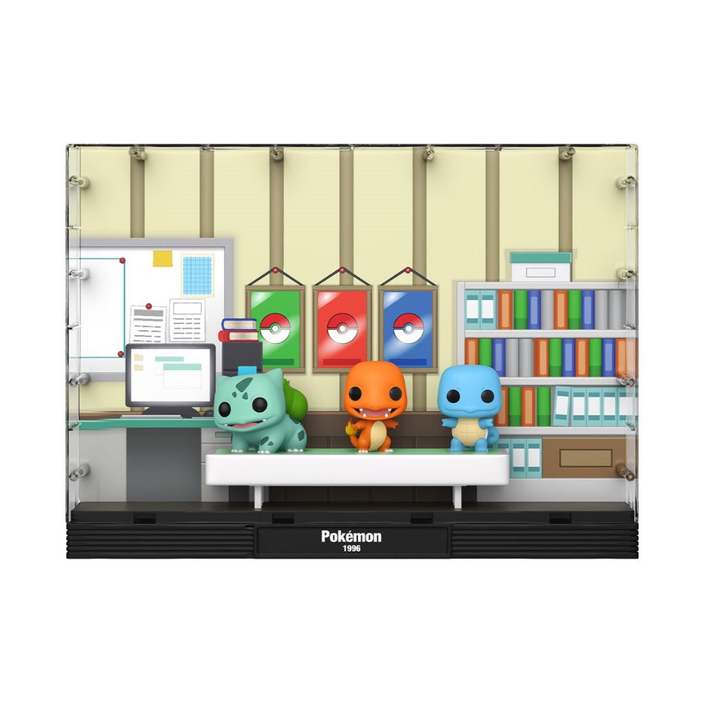 Funko POP Pokemon 01 Bulbasaur Charmander Squirtle Deluxe Moment