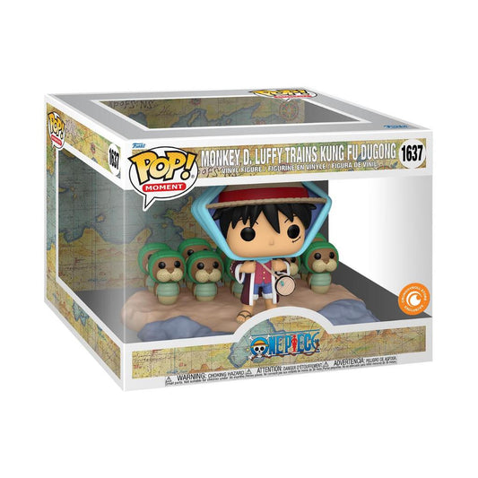 Funko POP One Piece 1637 Luffy Training Kung Fu Jugon Anime Moment Crunchyroll Exclusive