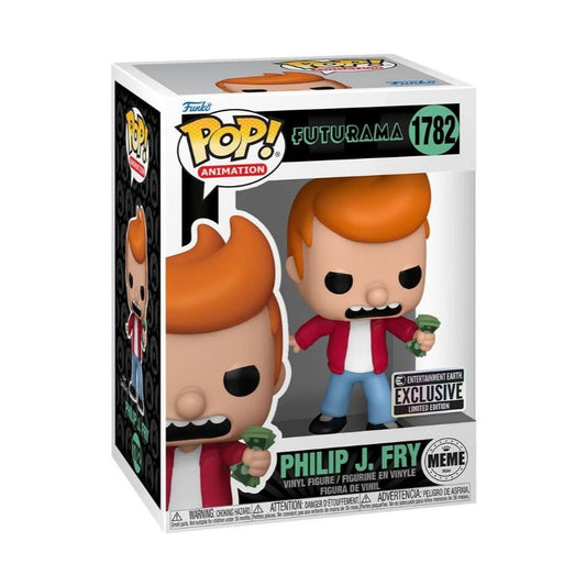 Funko POP Futurama 1782 Philip J. Fry Meme Entertainment Earth Exclusive