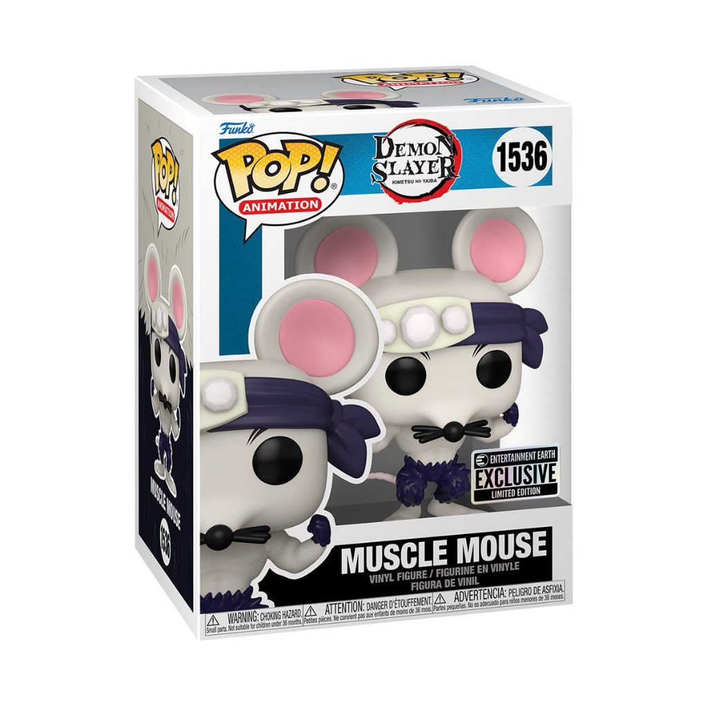 Funko POP Demon Slayer Kimetsu No Yaiba 1536 Muscle Mouse Entertainment Earth Exclusive