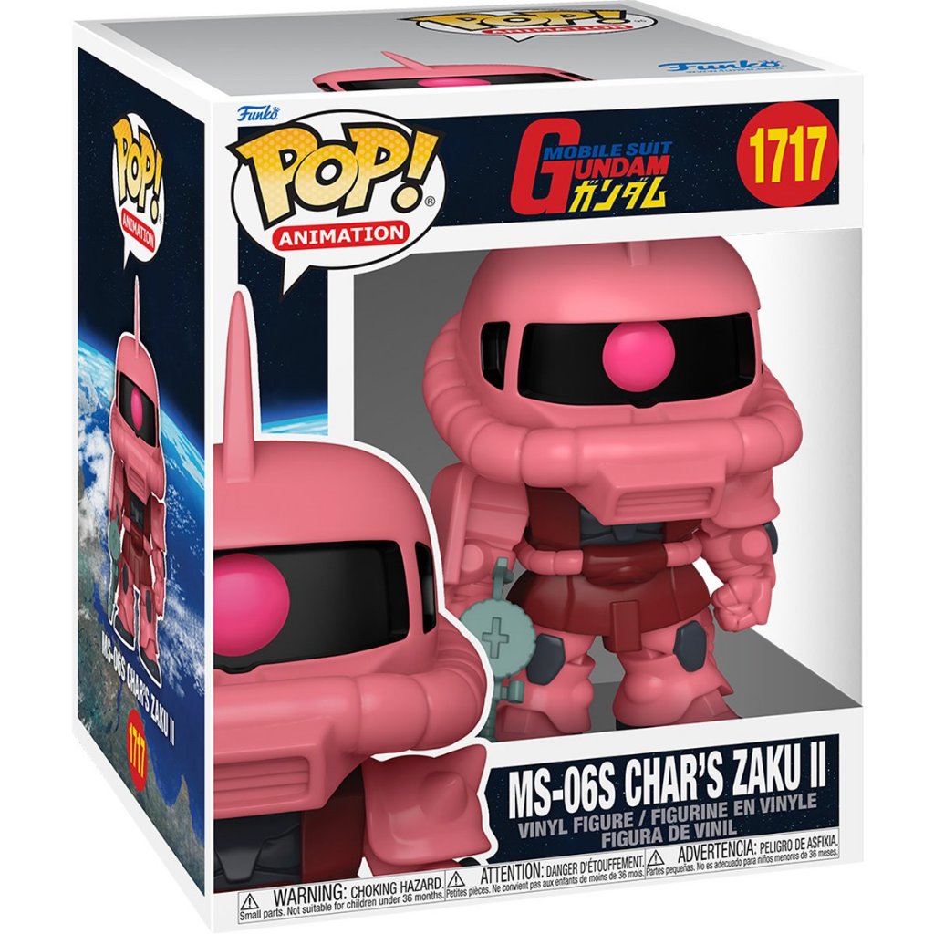 Funko POP Mobile Suit Gundam 1717 MS-06S CHARS ZAKU II Super 6-Inch