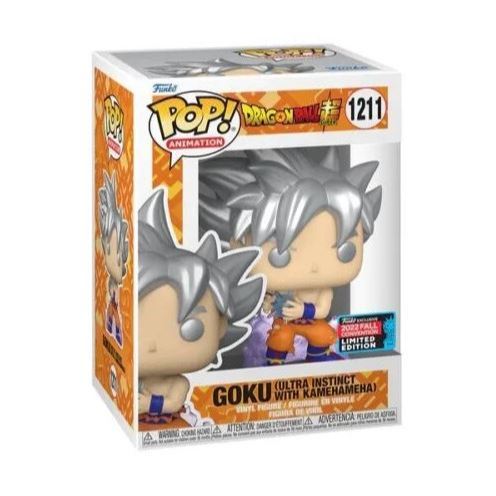 Funko POP Dragon Ball Super 1211 Goku (Ultra Instinct w/Kamehameha) 2022 Fall Convention Exclusive