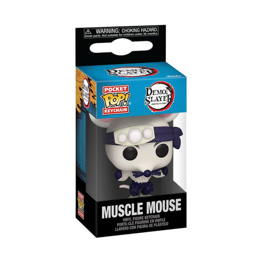 Funko POP Demon Slayer Kimetsu No Yaiba Muscle Mouse Pocket Pop! Key Chain