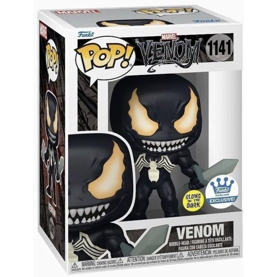 Funko POP Marvel Venom 1141 Venom (GITD) Funko Shop Exclusive