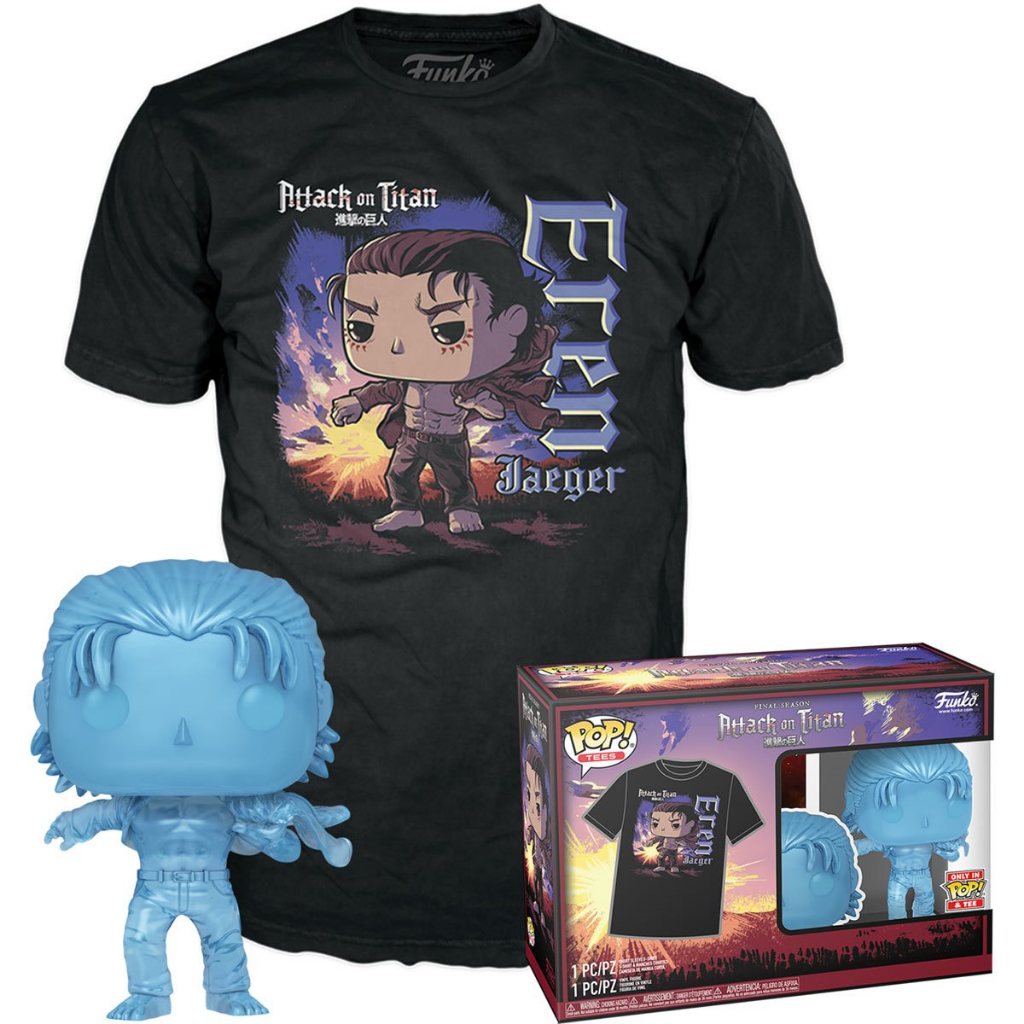 Funko POP Attack On Titan 1321 Eren Jaeger with T-Shirt (M)