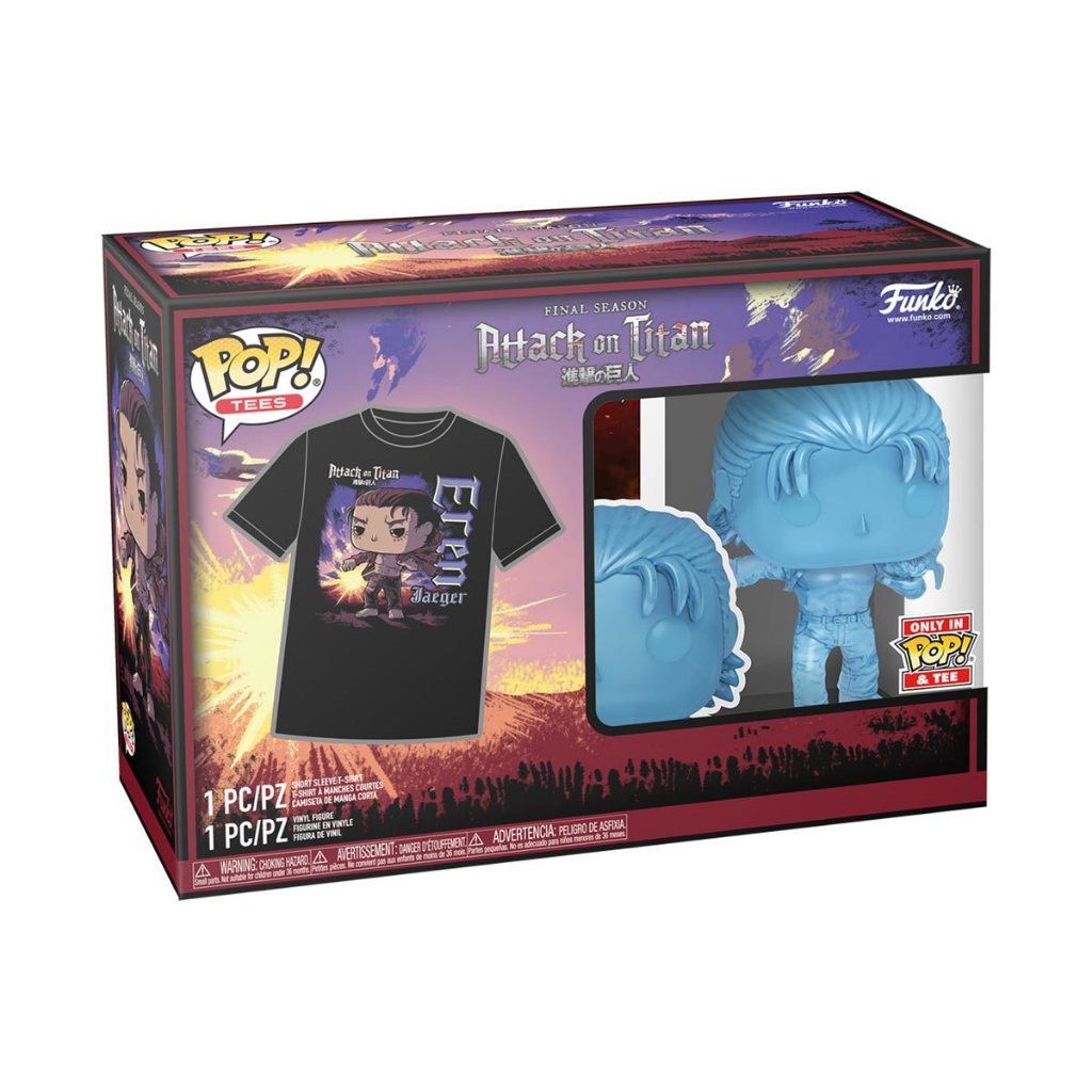 Funko POP Attack On Titan 1321 Eren Jaeger with T-Shirt (L)
