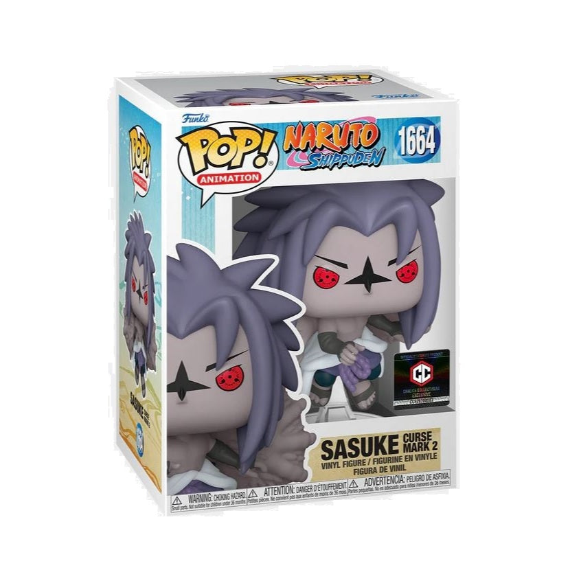 Funko POP Naruto Shippuden 1664 Sasuke Curse Mark 2 Chalice Exclusive