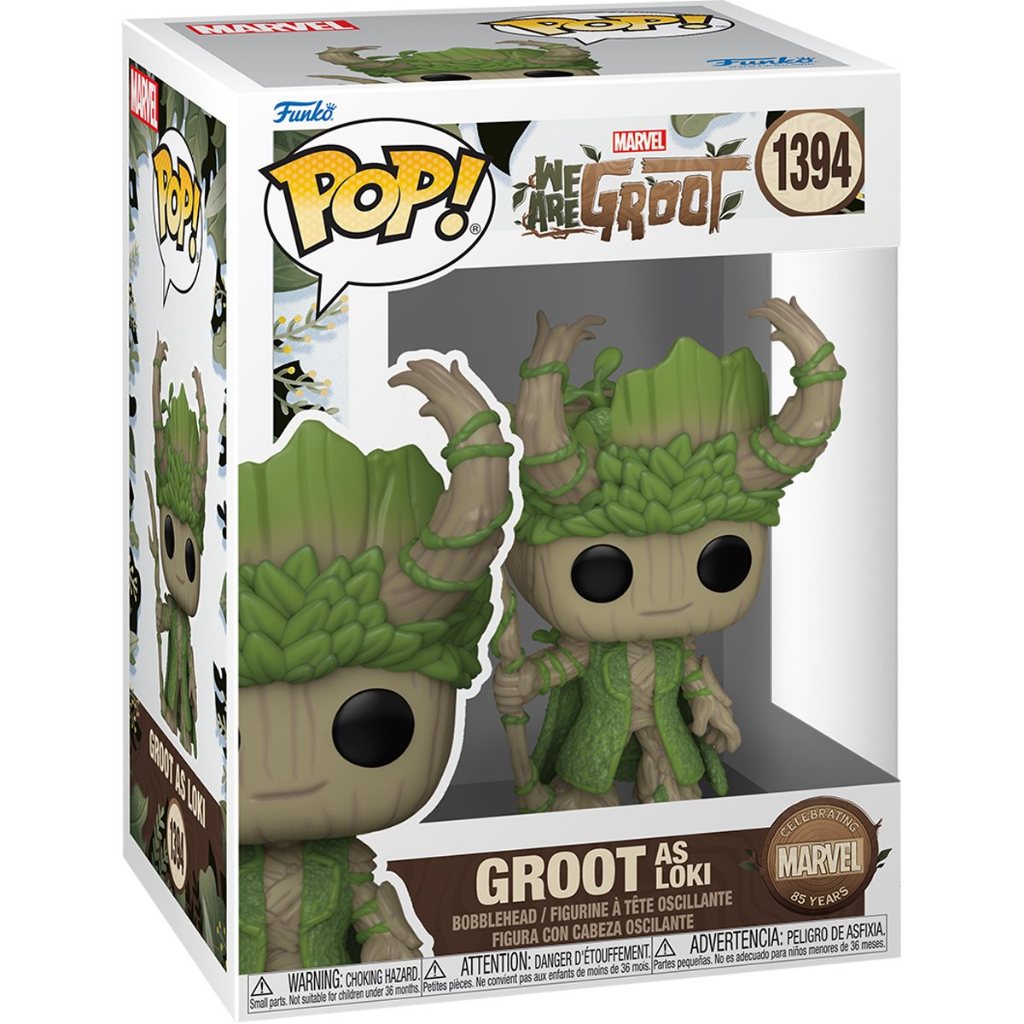 Funko POP Marvel We Are Groot 1394 Groot as Loki