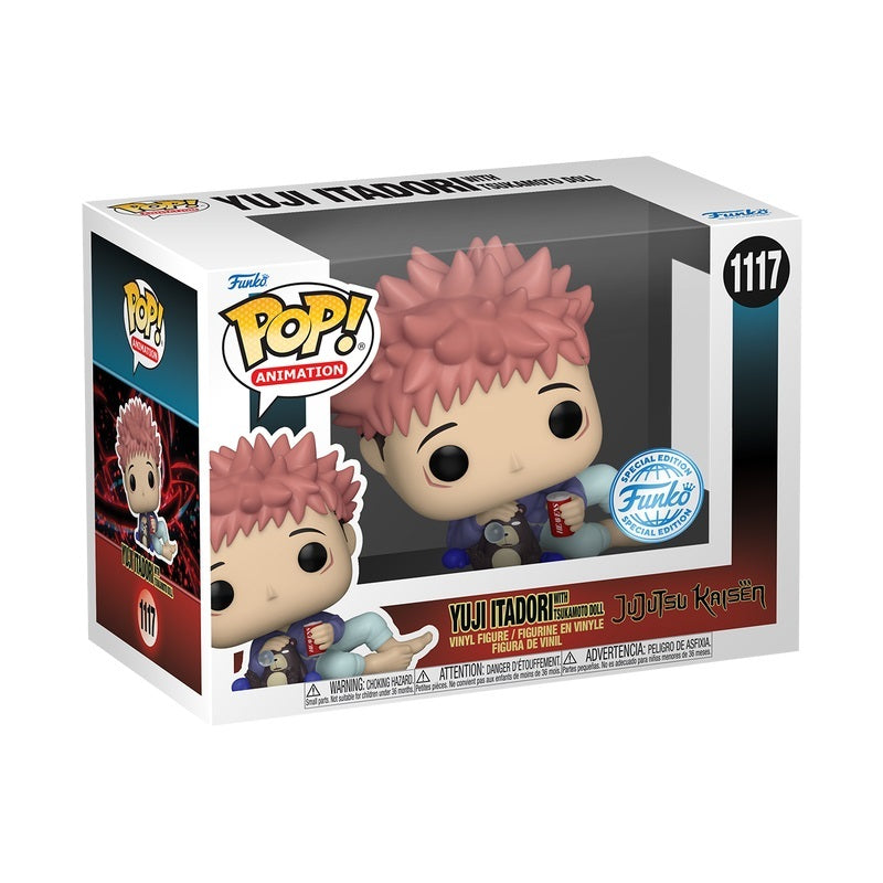 Funko POP Jujutsu Kaisen 1117 Yuji Itadori with Tsukamoto Doll (SE)