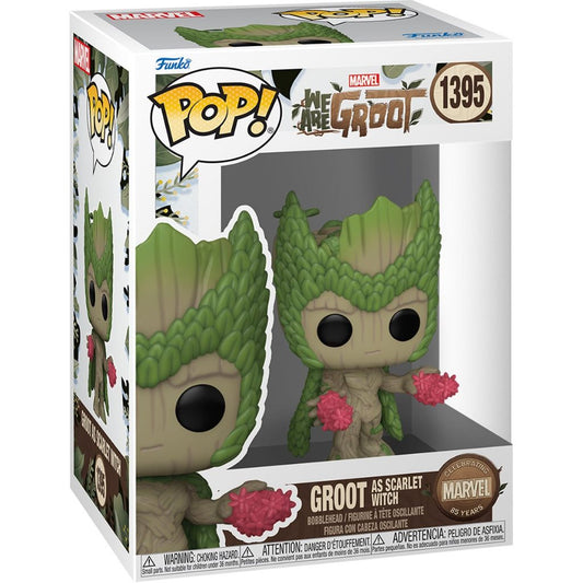 Funko POP Marvel We Are Groot 1395 Groot as Scarlet Witch