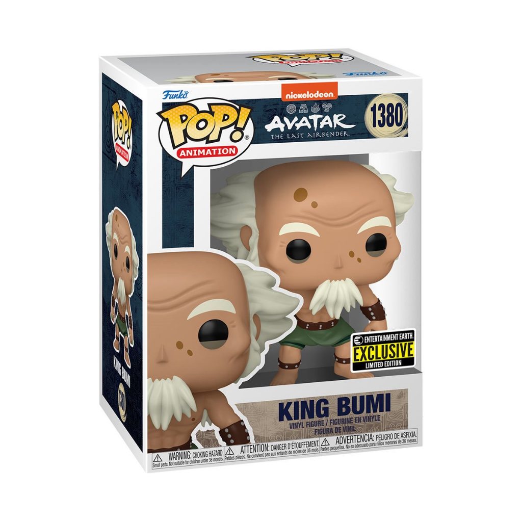 Funko POP Avatar The Last Airbender 1380 King Bumi Entertainment Earth Exclusive	