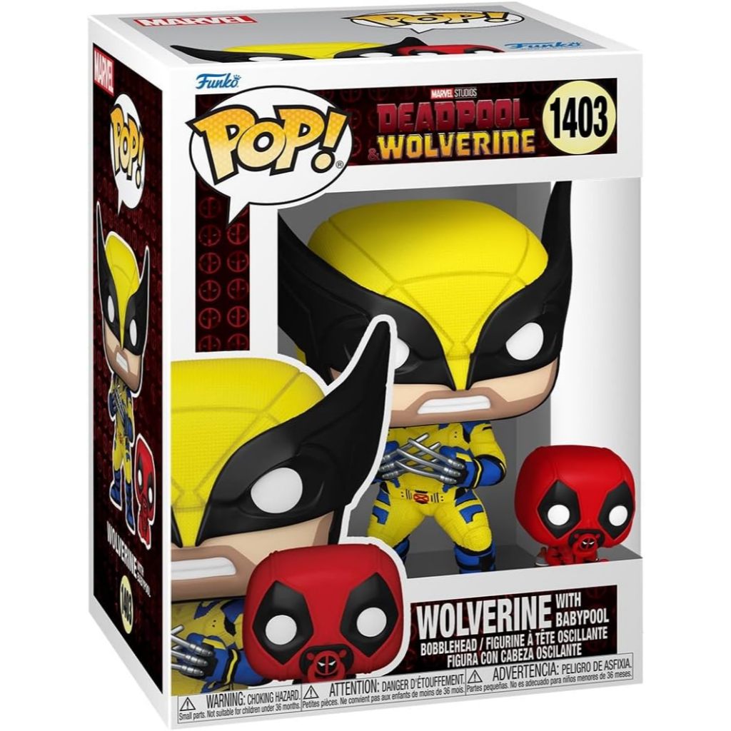 Funko POP Marvel Deadpool & Wolverine 1403 Wolverine with Babypool