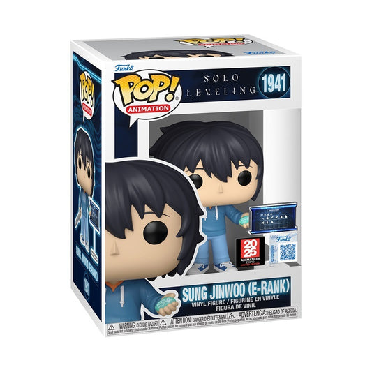 Funko POP Solo Leveling 1941 Sung Jinwoo (E-Rank) 2025 Animation Expo Exclusive