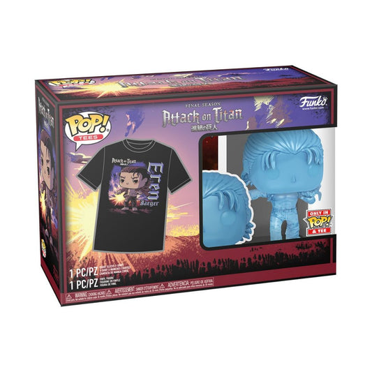 Funko POP Attack On Titan 1321 Eren Jaeger with T-Shirt (M)
