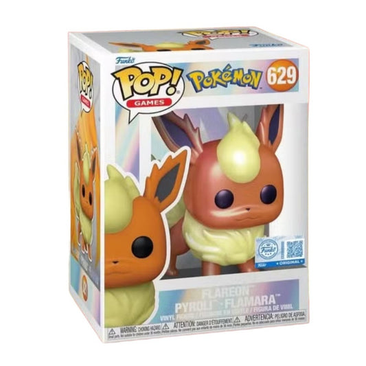 Funko POP Pokemon 629 Flareon (Pearlescent) Pokemon Center Exclusive