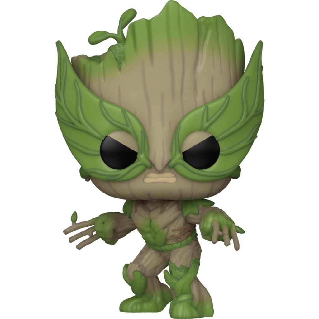 Funko POP Marvel We Are Groot 1396 Groot as Wolverine