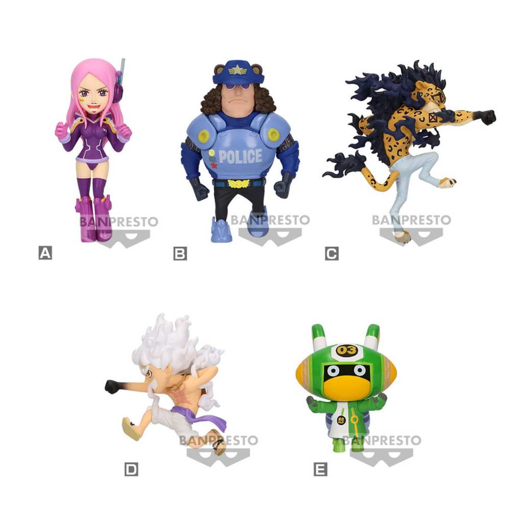 Banpresto One Piece World Collectable Figure -Egghead 3- Set of 5