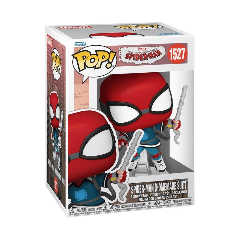 Funko POP Marvel Your Friendly Neighbourhood Spider-Man 1527 Spider-Man (Homemade Suit)