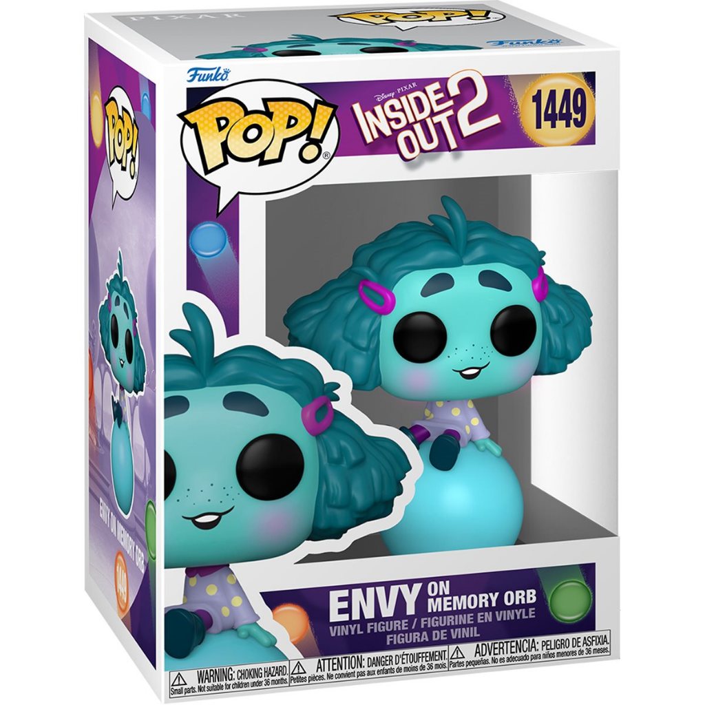 Funko POP Inside Out 2 1449 Envy on Memory Orb