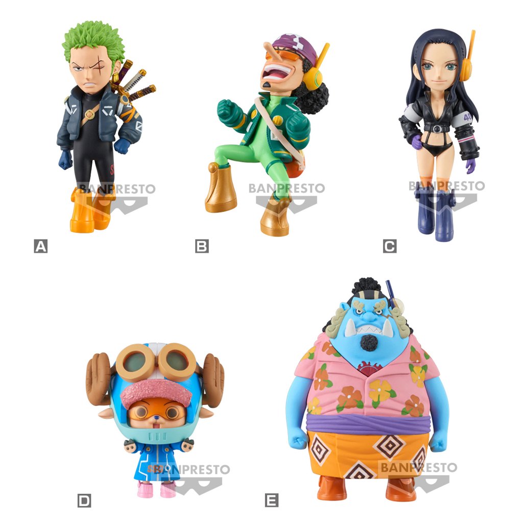 Banpresto One Piece World Collectable Figure-Egghead 2- Set of 5