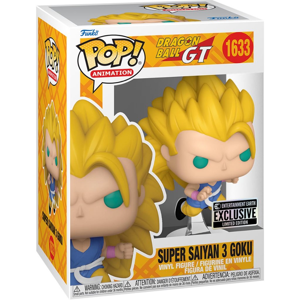Funko POP Dragon Ball GT 1633 Super Saiyan 3 Goku Entertainment Earth Exclusive