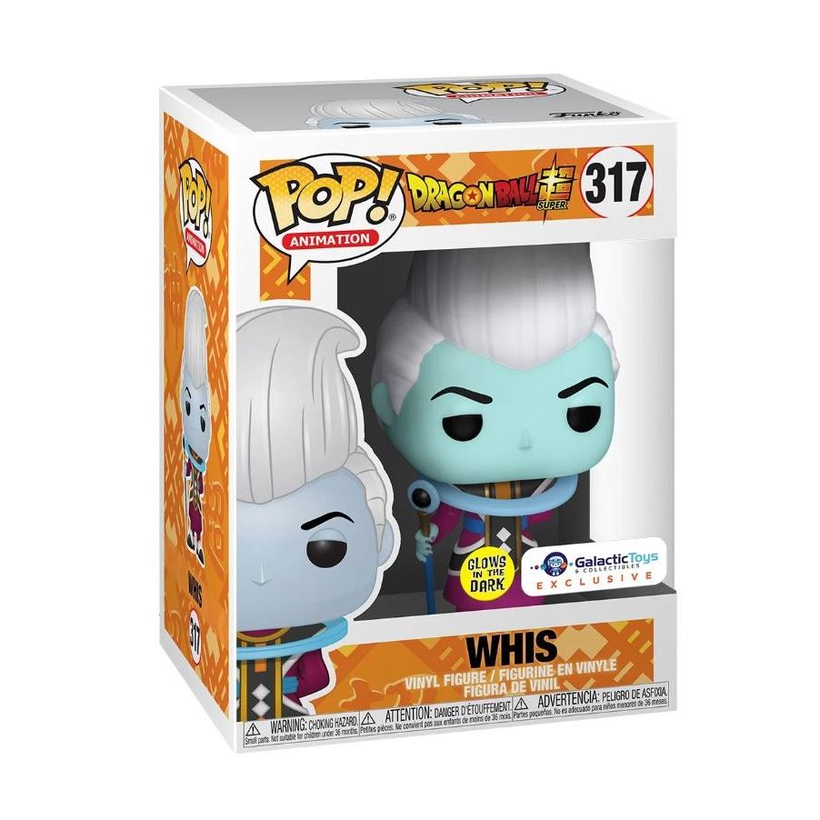 Funko POP Dragon Ball Super 317 Whis (GITD) Galactic Toys Exclusive