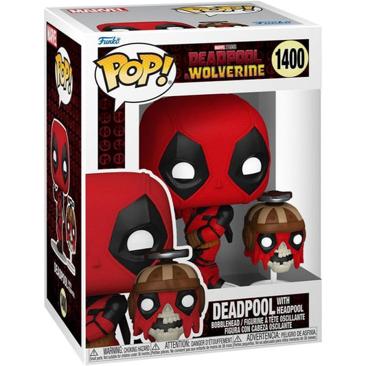 Funko POP Marvel Deadpool & Wolverine 1400 Deadpool with Headpool