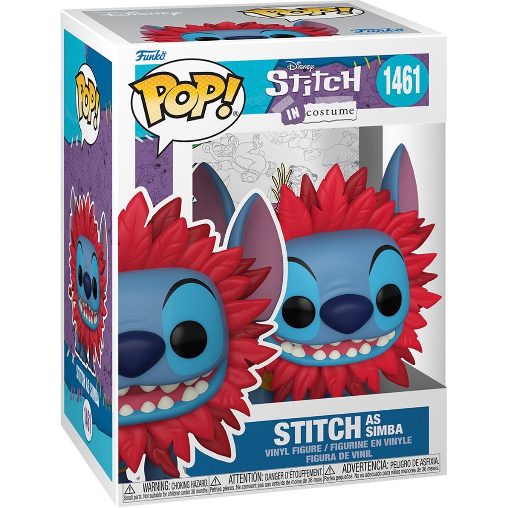 Funko POP Stitch in Costume 1461 Stitch as Simba