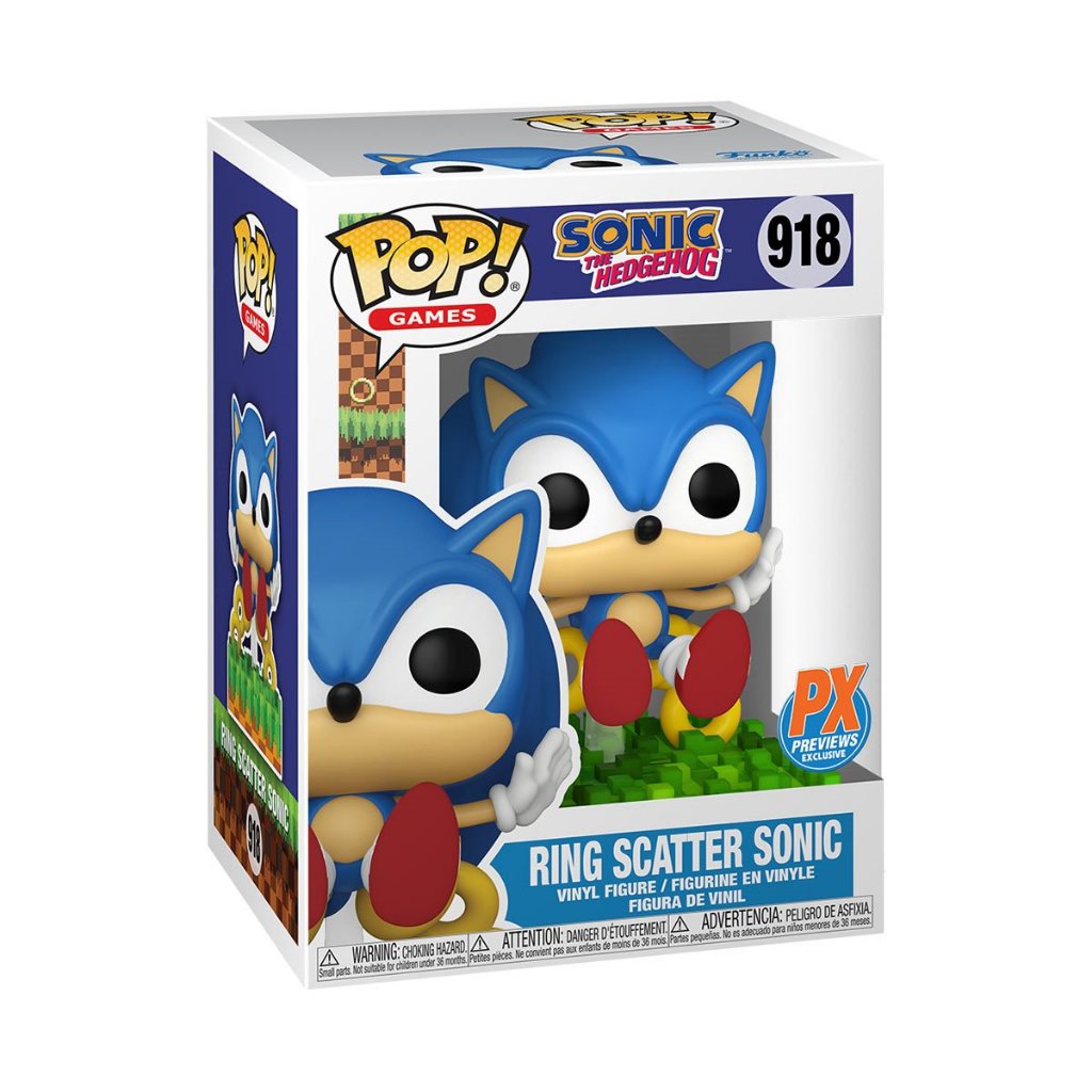 Funko POP Funko POP Sonic the Hedgehog 918 Ring Scatter Sonic PX Exclusive