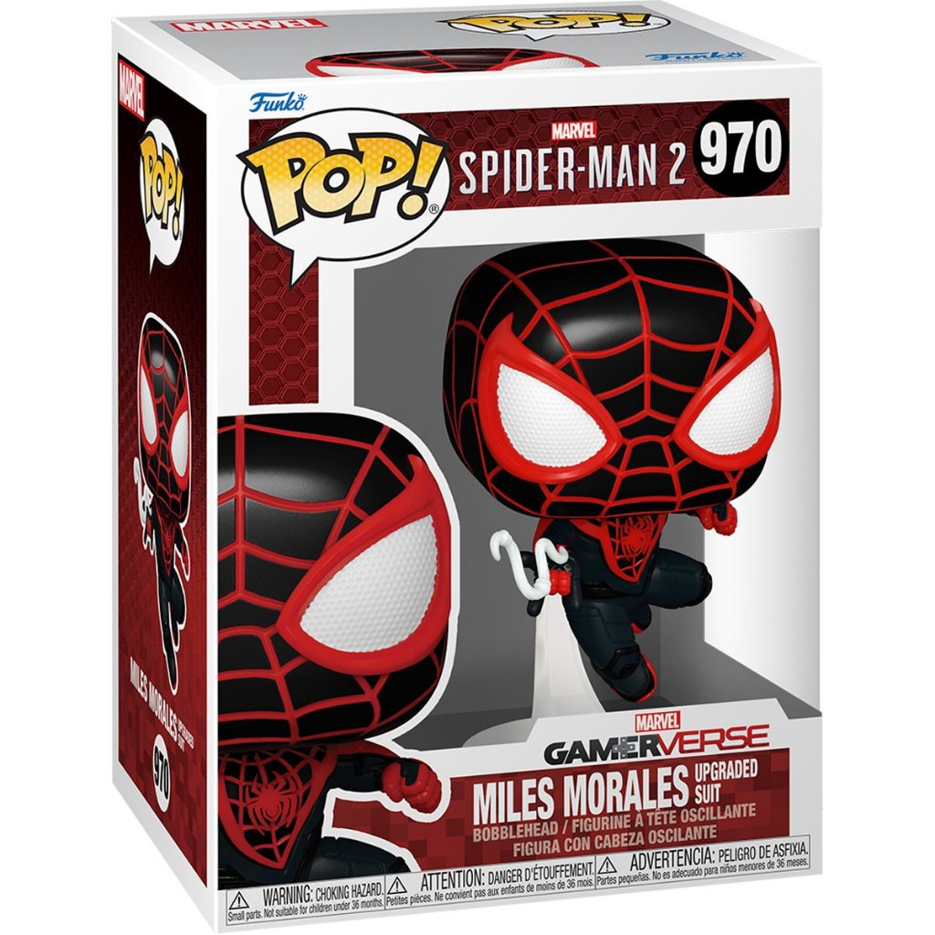 Funko POP Marvel Spider-Man 2 Gameverse 970 Miles Morales Upgraded Suit