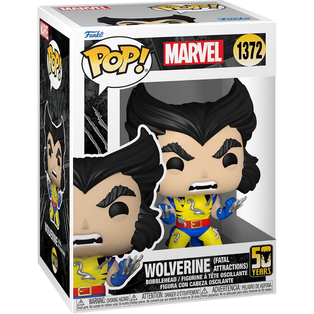 Funko POP Marvel Wolverine 50th 1372 Wolverine (Fatal Attractions)