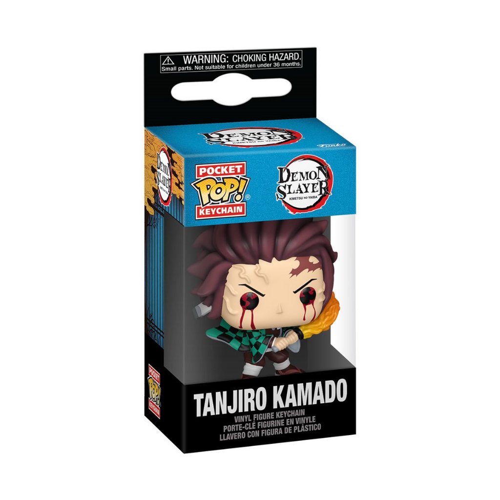Funko POP Demon Slayer Kimetsu No Yaiba Tanjiro Kamado Pocket Pop! Key Chain