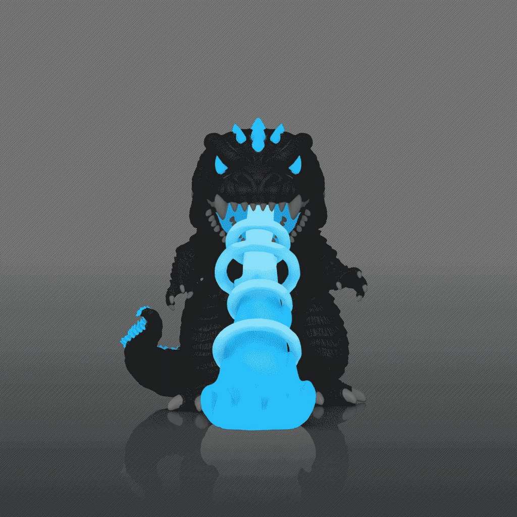 Funko POP Godzilla Singular Point 1469 Godzilla Ultima with Heat Ray (GITD) Funko Shop Exclusive