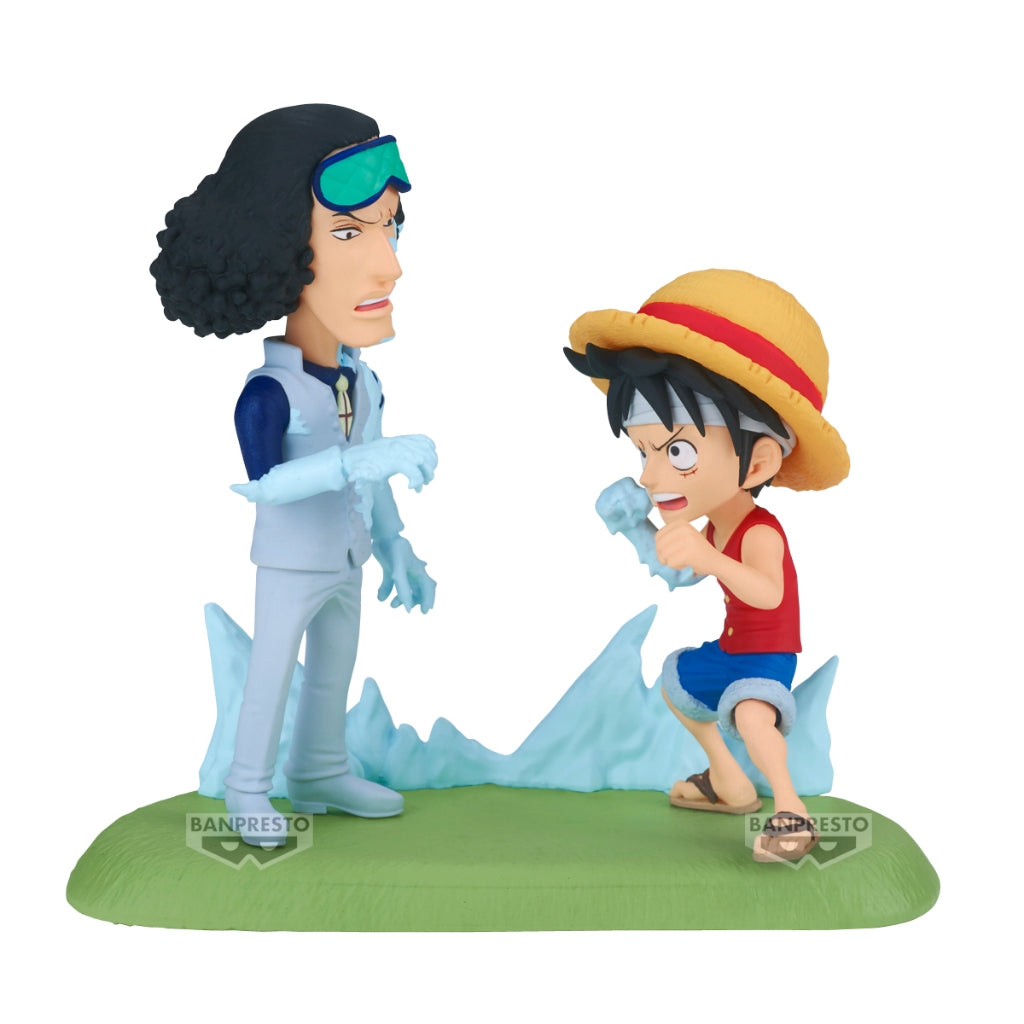 Banpresto One Piece World Collectable Figure Log Stories -Monkey.D.Luffy Vs Kuzan-