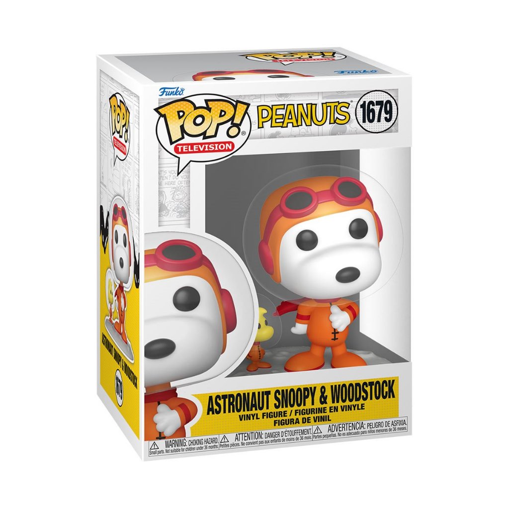 Funko POP Peanuts 1679 Astronaut Snoopy & Woodstock