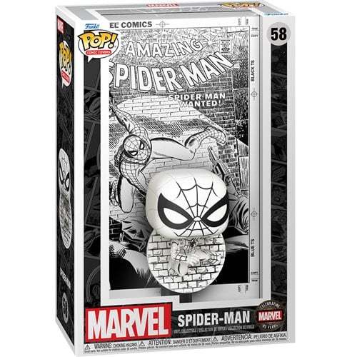 Funko POP Marvel 58 Spider-Man Comic Cover Figure with Case