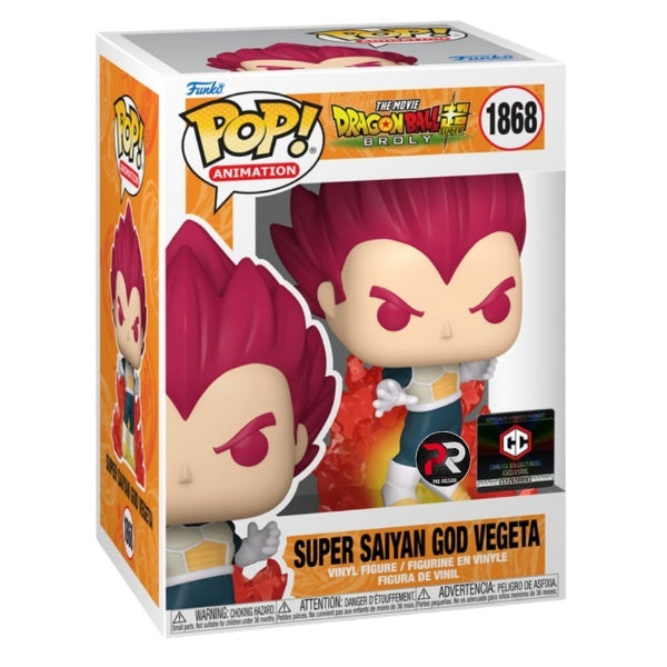 Funko POP Dragon Ball Super: Broly 1862 Super Saiyan God Vegeta Chalice Exclusive (PR)