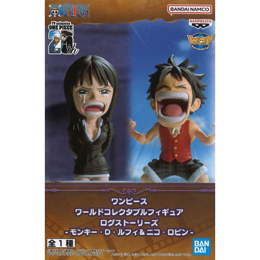 Banpresto One Piece World Collectable Figure Log Stories -Monkey.D.Luffy & Nico Robin-