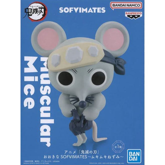 Banpresto Demon Slayer: Kimetsu No Yaiba Big Sofvimates - Muscular Mice -