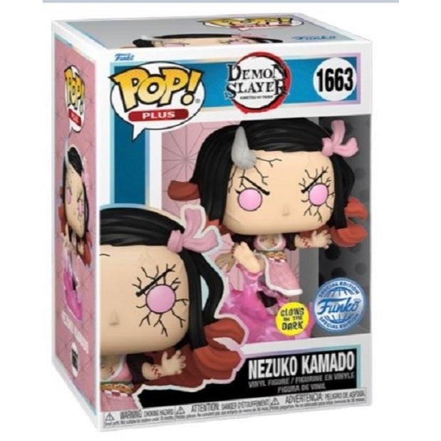 Funko POP Demon Slayer 1663 Kamado Nezuko (GITD) Pop Plus (SE)
