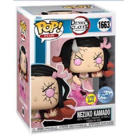 Funko POP Demon Slayer 1663 Kamado Nezuko (GITD) Pop Plus (SE)